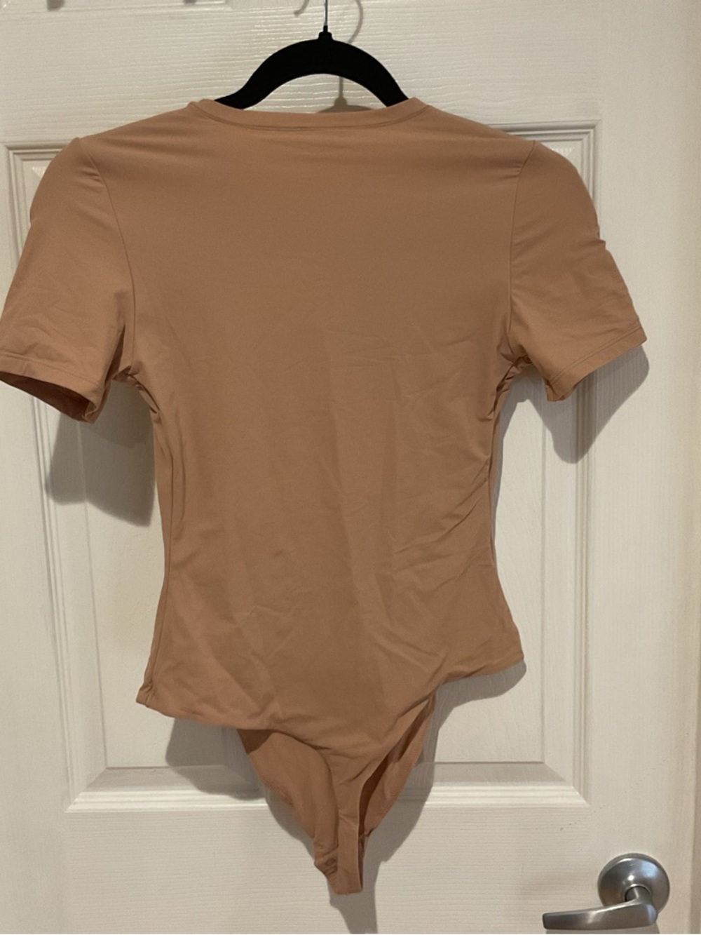 Quince second skin t shirt bodysuit small nwt sand skims soft short sleeve - Picture 4 of 5